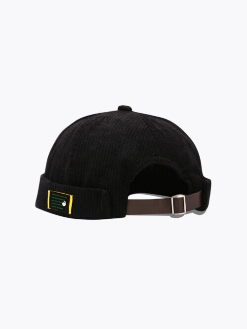 Urban Black Brimless Docker Hat