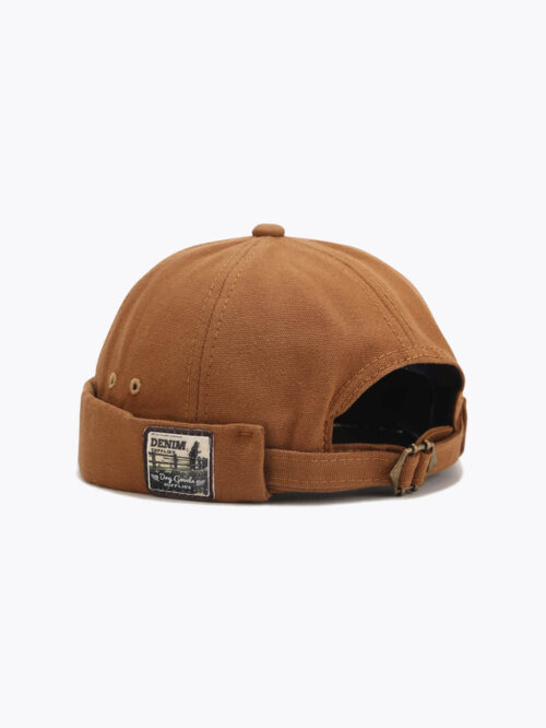 Vintage Brown Docker Hat